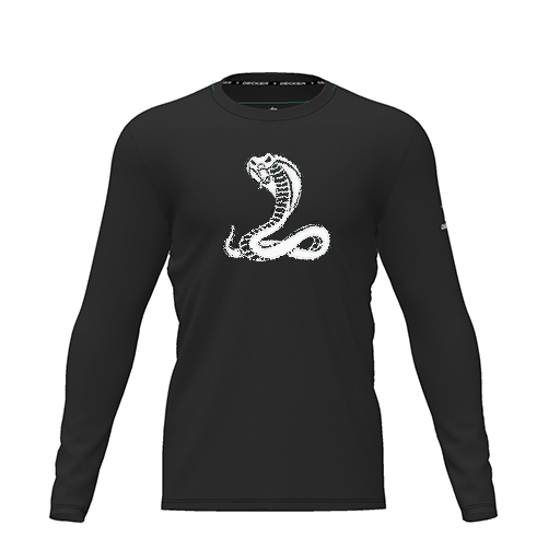 [FTLCDFBK-YXS-LOGO3] Dri Fit Performance T-Shirt (Youth XS, Black, Logo 3, Long Sleeve)
