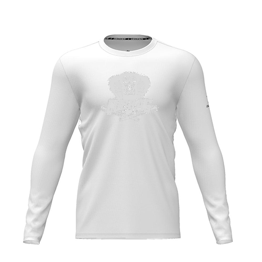 [FTLCDFWH-YXS-LOGO2] Dri Fit Performance T-Shirt (Youth XS, White, Logo 2, Long Sleeve)