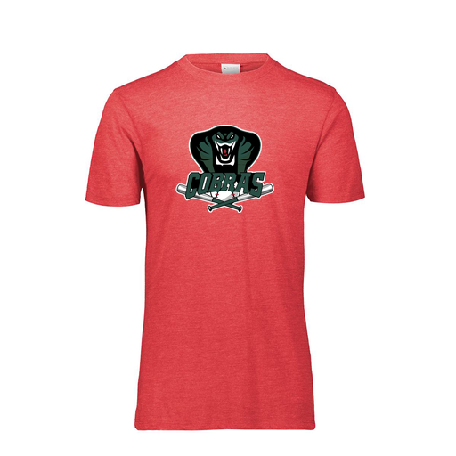 [FTSCUBRD-AS-LOGO2] Decker Men's Tri-Blend T-Shirt - Short Sleeve (Adult S, Red, Logo 2)