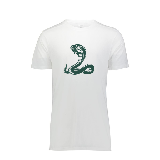 [FTSCUBWH-YS-LOGO3] Decker Youth Tri-Blend T-Shirt - Short Sleeve (Youth S, White, Logo 3)