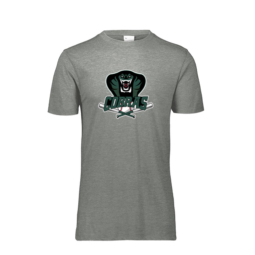 [FTSCUBGY-YS-LOGO2] Decker Youth Tri-Blend T-Shirt - Short Sleeve (Youth S, Gray, Logo 2)