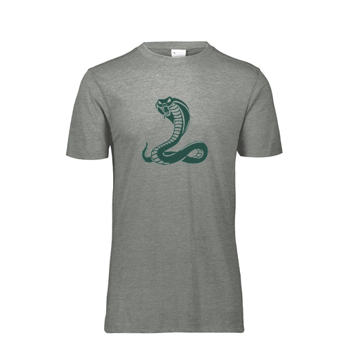 [FTSCUBGY-YS-LOGO3] Decker Youth Tri-Blend T-Shirt - Short Sleeve (Youth S, Gray, Logo 3)