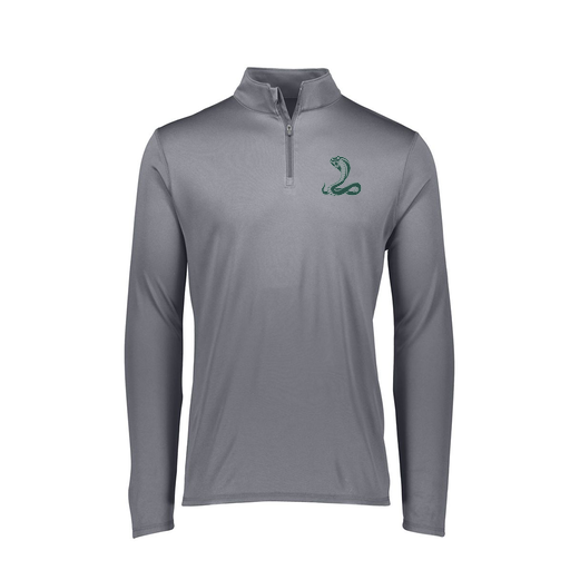 [FTLQFLGY-FAXS-LOGO3] Decker Women's Flex-Lite 1/4 Zip Shirt (Female Adult XS, Gray, Logo 3)