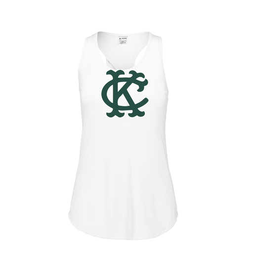 [3078.005.S-LOGO1] Ladies Tri Blend Tank Top (Female Adult S, White, Logo 1)