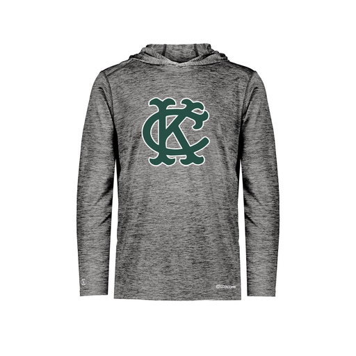 [FOLHCGBK-YS-LOGO1] Decker Youth Charge Hoodie (Youth S, Black, Logo 1)