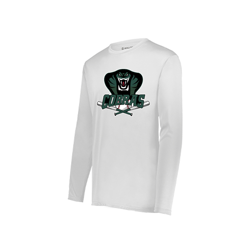[222822.005.XS-LOGO2] Men's LS Smooth Sport Shirt (Adult XS, White, Logo 2)