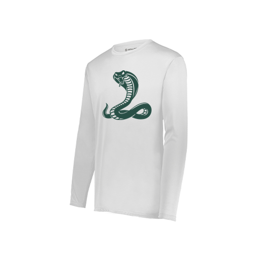 [222822.005.XS-LOGO3] Men's LS Smooth Sport Shirt (Adult XS, White, Logo 3)
