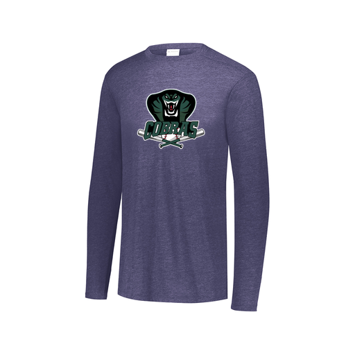 [3075.U22.XS-LOGO2] Men's LS Ultra-blend T-Shirt (Adult XS, Navy, Logo 2)