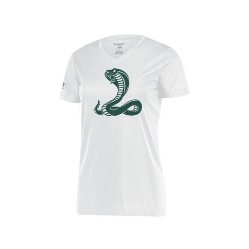 [222820.005.S-LOGO3] Ladies Movement Dri Fit Shirt (Female Adult S, White, Logo 3)