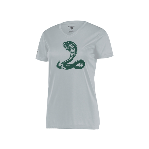 [222820.099.S-LOGO3] Ladies Movement Dri Fit Shirt (Female Adult S, Silver, Logo 3)